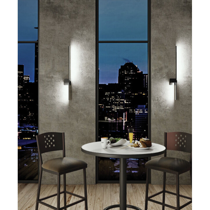 Aries LED 3.02 inch White ADA Sconce Wall Light, Linear