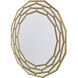 Anita 35.4 X 35.4 inch Gold Wall Mirror