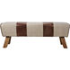 Pommel Brown Bench
