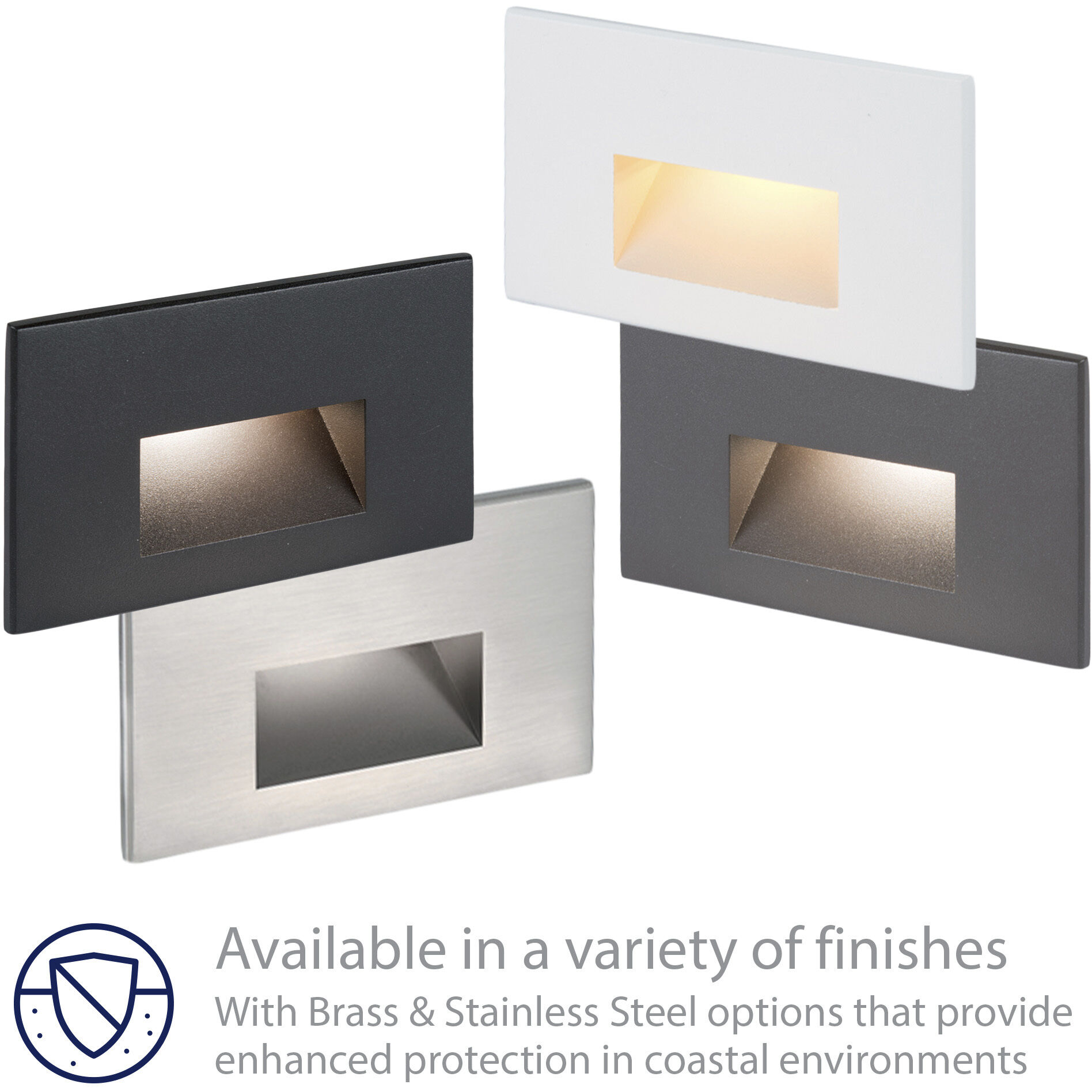 Tyler 120 3.8 watt White Step and Wall Lighting, WAC Lighting