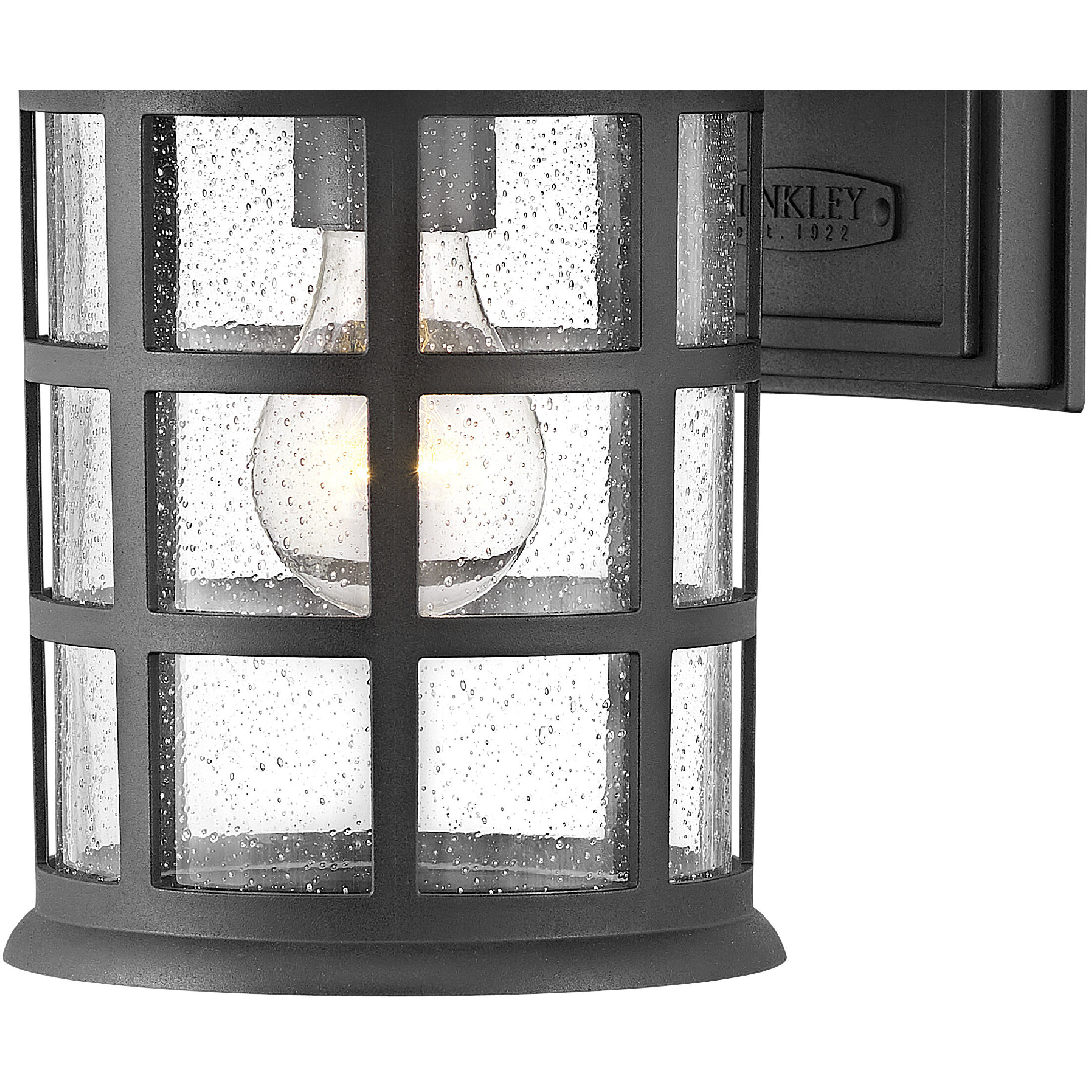 Freeport Coastal Elements Outdoor Wall Mount Lantern in Textured Black