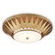 Floris LED 22 inch Autumn Gold Flush Mount Ceiling Light