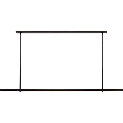 Kelly Wearstler Axis LED 59.5 inch Bronze Linear Pendant Ceiling Light, Large