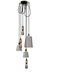 Hooked 6.0 LED 8.27 inch Stone / Brass Pendant Ceiling Light, Mix