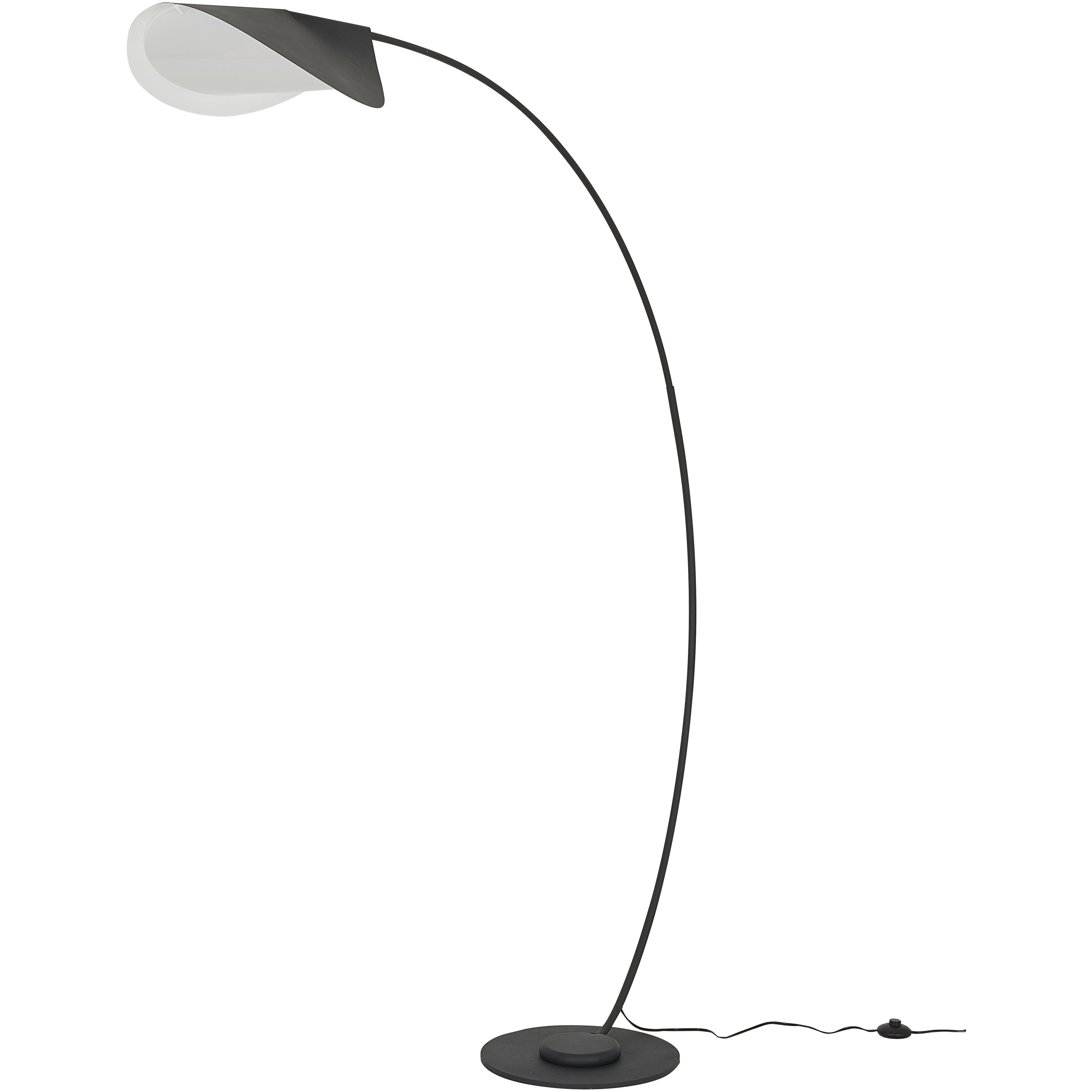 Canada 72 inch 100.00 watt Matte Black Floor Lamp Portable Light