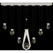 Aria 14 Light 60 inch Silver Pendant Ceiling Light