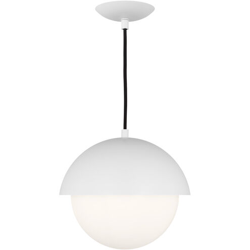 Drew & Jonathan Hyde 1 Light 12 inch Matte White Pendant Ceiling Light