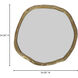 Foundry 24 X 24 inch Gold Mirror, Small