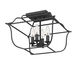 Gallery 4 Light 14 inch Royal Ebony Semi-Flush Mount Ceiling Light 