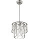 Melody 1 Light 15 inch Brushed Polished Nickel Pendant Ceiling Light