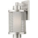 Nottingham 1 Light 15 inch Brushed Nickel Outdoor Wall Lantern