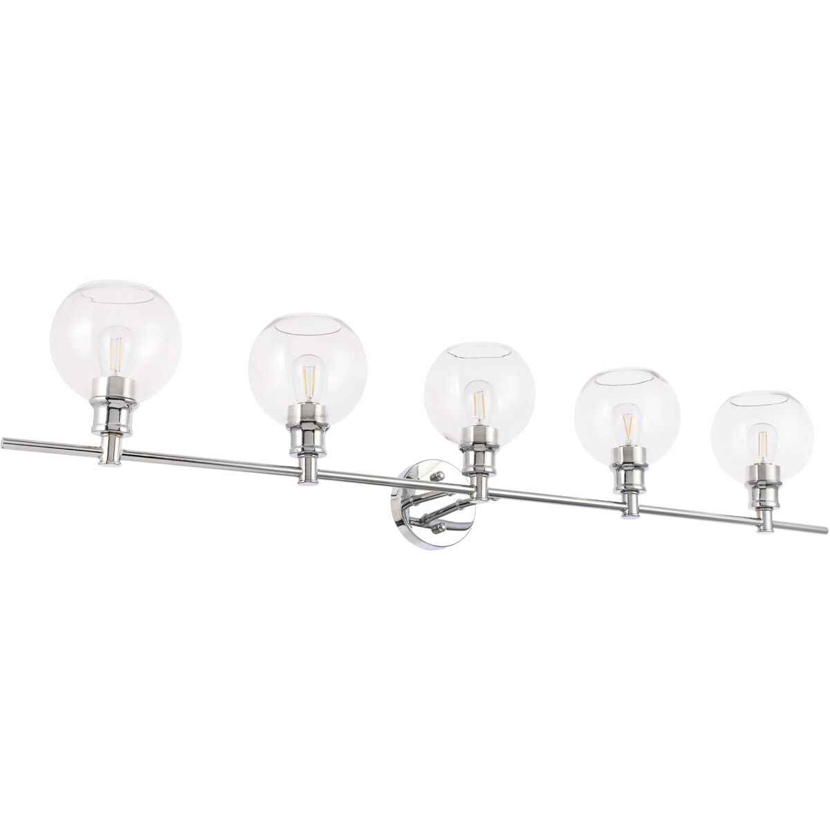 Syracuse 5 Light 47 inch Chrome Wall sconce Wall Light
