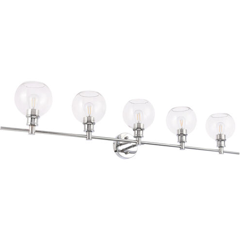 Syracuse 5 Light 47 inch Chrome Wall sconce Wall Light