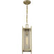 Jacobs 1 Light 5.75 inch Serene Brass Outdoor Hanging Lantern