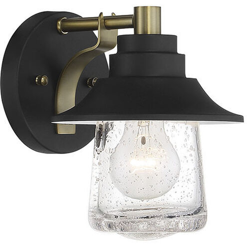 Westfield Manor 1 Light 11 inch Sand Coal/Soft Brass Bath Light Wall Light