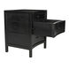 Hampton 31 X 24 inch Hand Rubbed Black Night Stand