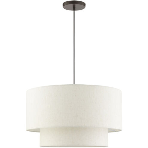 Meadow 3 Light 20 inch English Bronze Pendant Ceiling Light