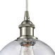 Ballston Athens LED 8 inch Brushed Satin Nickel Mini Pendant Ceiling Light, Ballston