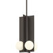 Vestra LED 10.5 inch Dark Bronze Pendant Ceiling Light