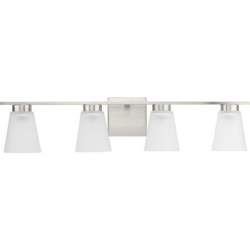 Tanner 4 Light 31.12 inch Brushed Nickel Vanity Light Wall Light