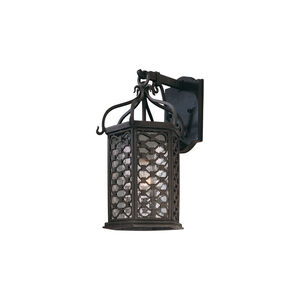 Priscilla 1 Light 15 inch Old Iron Outdoor Wall Sconce