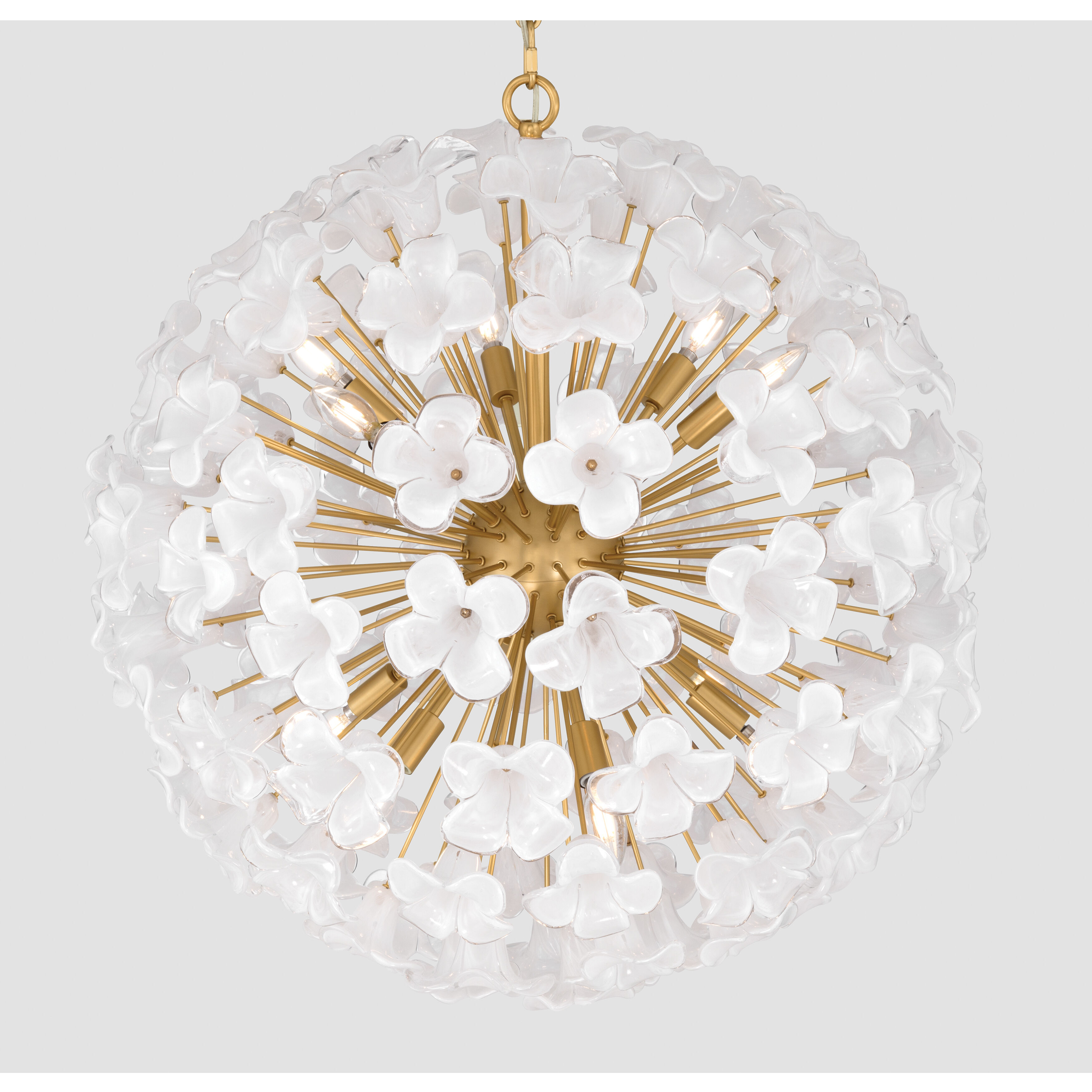 Bloome 12 Light 30 inch Legacy Brass Pendant Ceiling Light