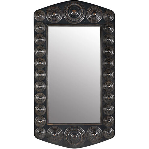 Nanna 67 X 36.5 inch Hand Rubbed Black Mirror