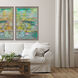 Waterside Collection Turquoise Framed Art