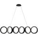 Cabot Linear Pendant Ceiling Light in 3000K, dweLED