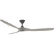 Maverick 70 inch Aged Pewter with Light Grey Weathered Oak Blades Ceiling Fan