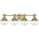 Dalton 4 Light 31.00 inch Bathroom Vanity Light