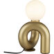 Alora Mood Sadie 6.63 inch 40 watt Brushed Gold Table Lamp Portable Light