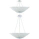 Broche 8 Light 30 inch Matte White Chandelier Ceiling Light