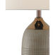 Alexander 32 inch 150 watt Matte & Glossy Gold/Black Table Lamp Portable Light