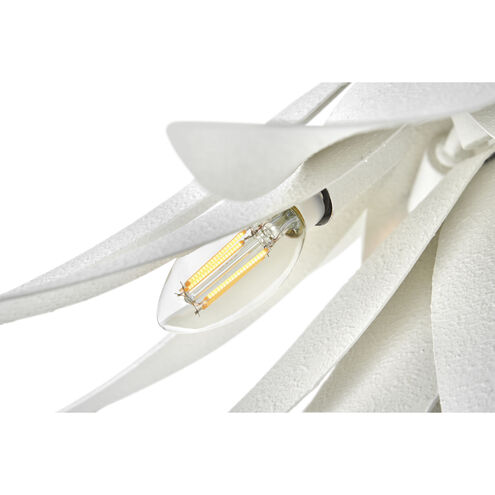 Agave LED 26 inch Textured Plaster Chandelier Ceiling Light