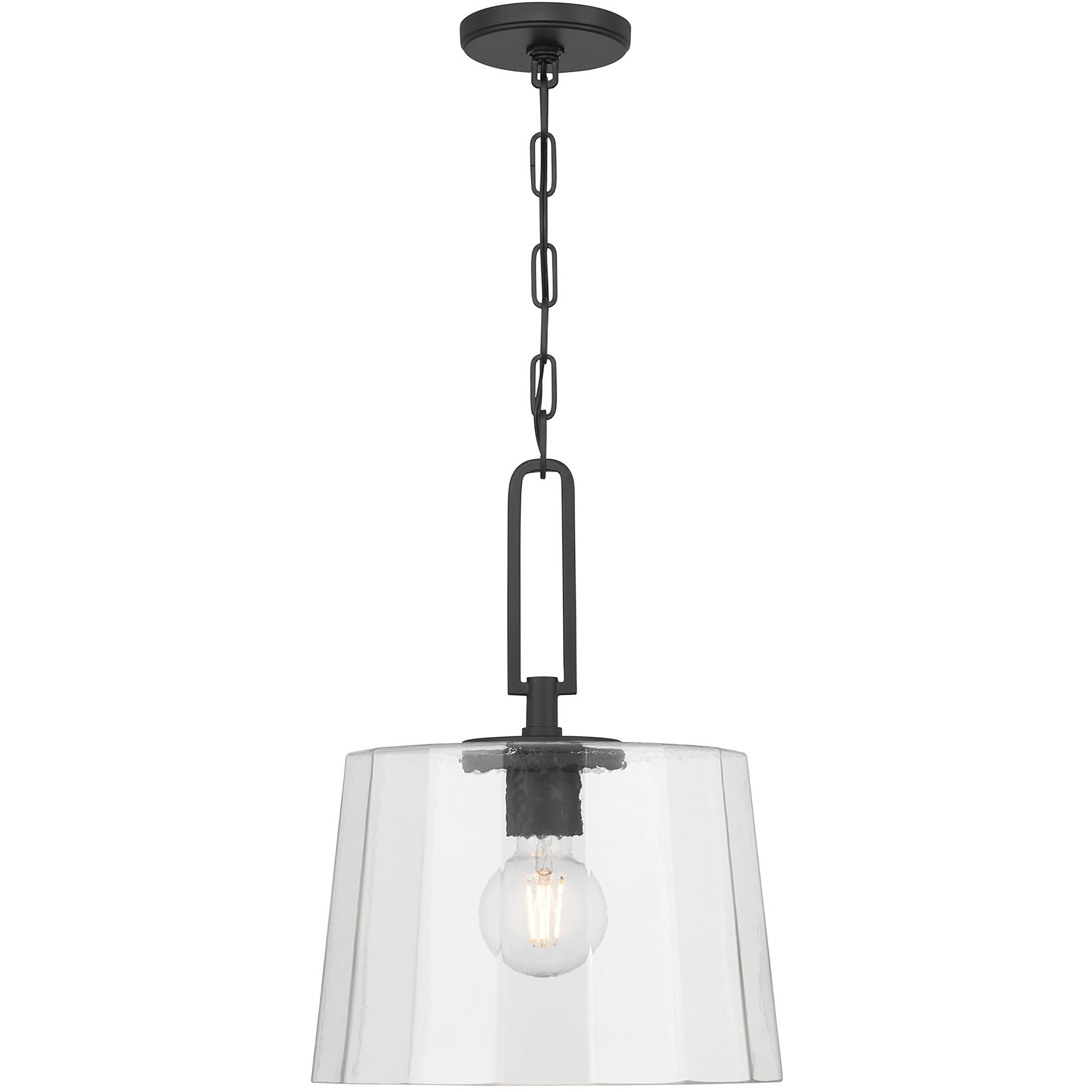 Diamara 1 Light 13.75 inch Matte Black Pendant Ceiling Light