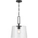 Diamara 1 Light 13.75 inch Matte Black Pendant Ceiling Light