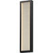 Highlander LED 6 inch Black Bath Vanity Wall Light