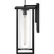 Mateo 1 Light 24 inch Black Outdoor Wall Mount