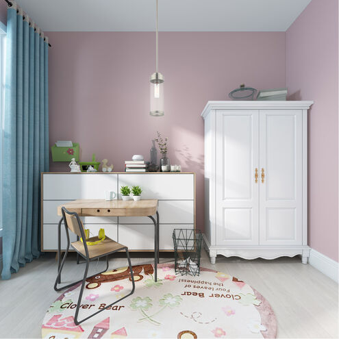 Hillcrest 1 Light 5 inch Brushed Nickel Mini Pendant Ceiling Light