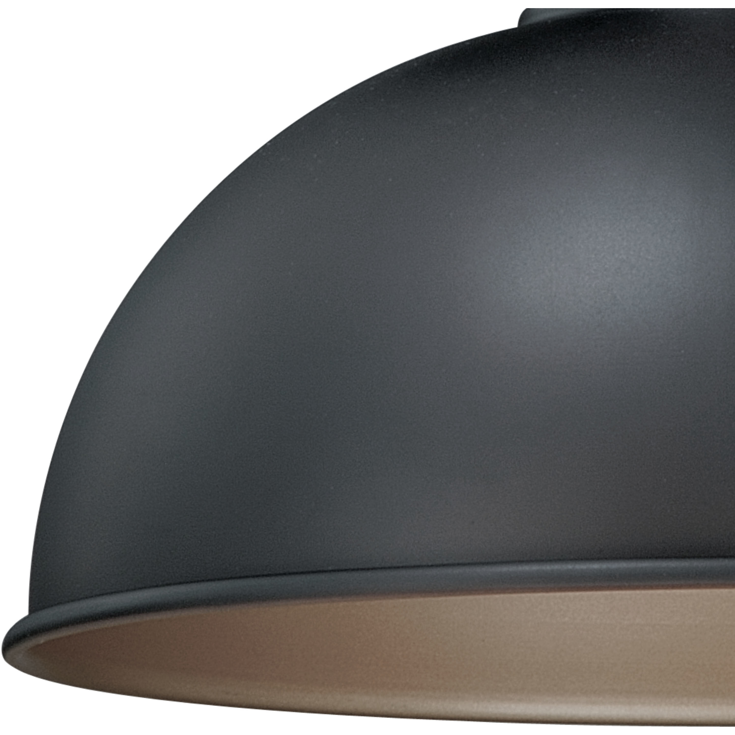 Franklin LED 10 inch Oil Burnished Bronze and Light Gold Outdoor Pendant