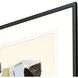 Aitkin / Goudy Sans Black and Blue and Gray and Green Framed Art