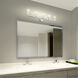 Lansdale 5 Light 34 inch Polished Chrome Vanity Sconce Wall Light