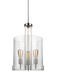 Dawes 3 Light 15.75 inch Brushed Nickel Pendant Ceiling Light