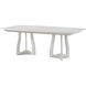 Vero 120 X 46 inch Sandbar Extension Dining Table, Wooden, Coastal