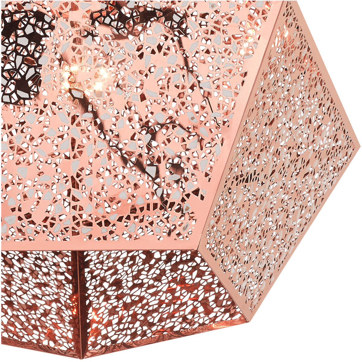 Aberdeen 1 Light 14 inch Rose Gold Pendant Ceiling Light