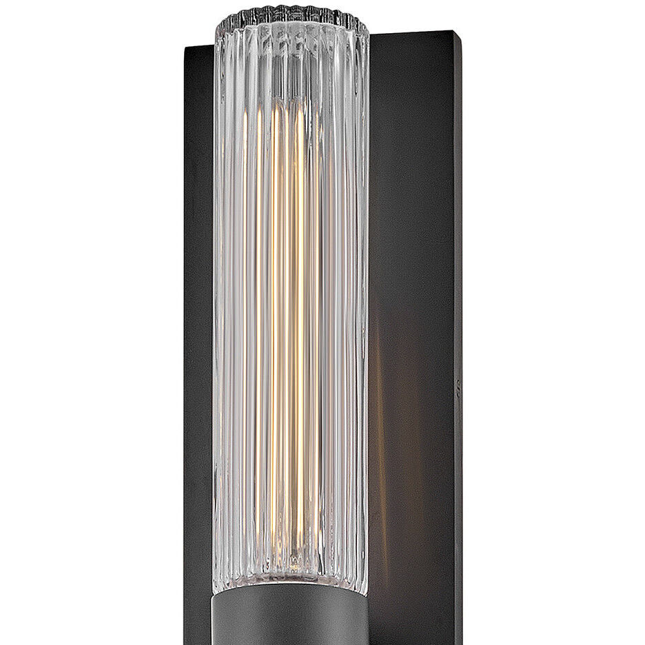 Coastal Elements Voight 2 Light 27.25 inch Black Outdoor Wall Mount Lantern