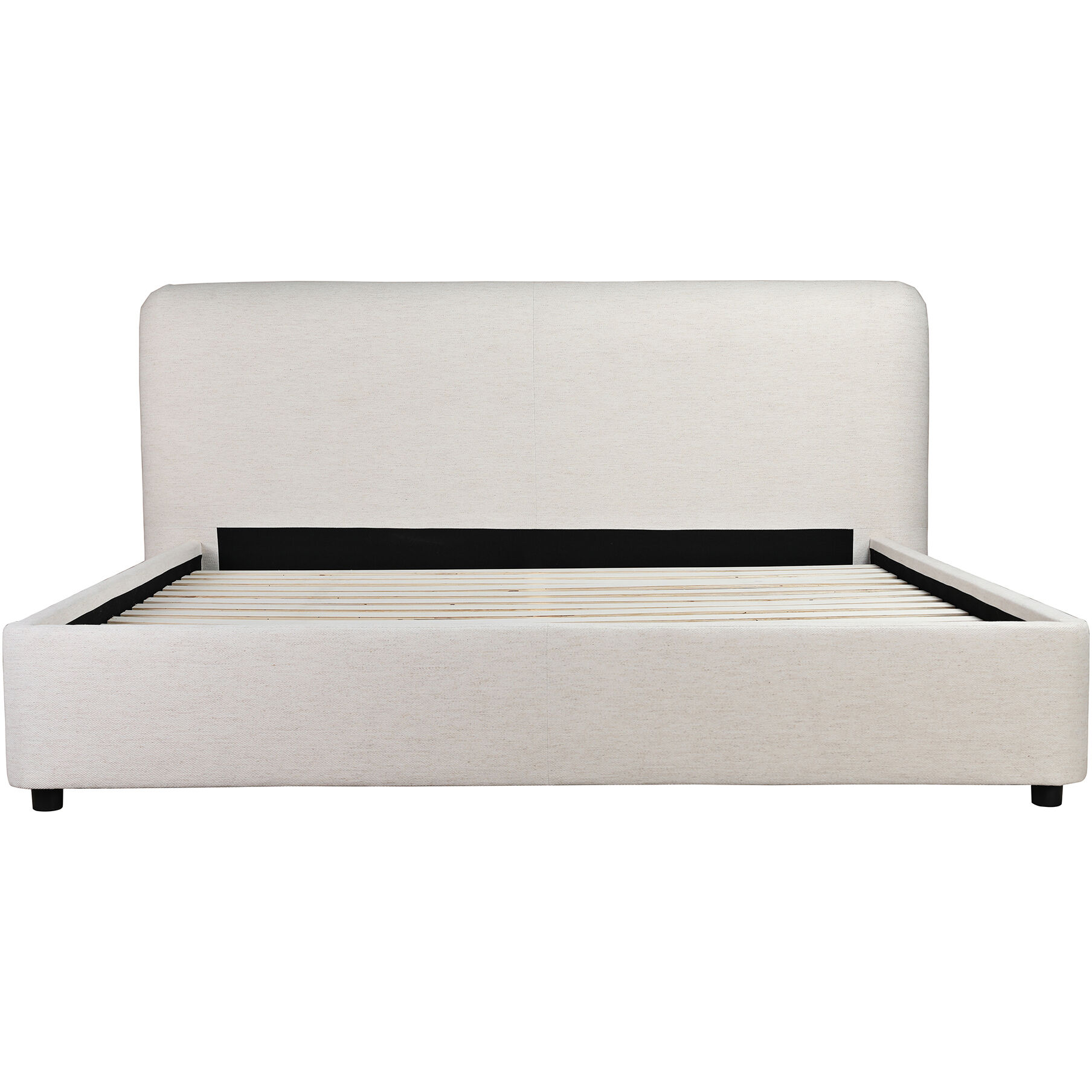 Samara Linen Bed in Beige, Queen