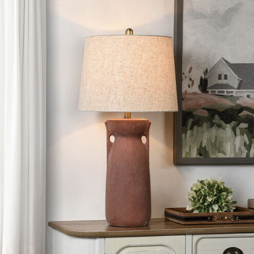 Arlo 30 inch 150.00 watt Terracotta Table Lamp Portable Light