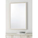 Armelle 36 X 24 inch Light Brown Wall Mirror